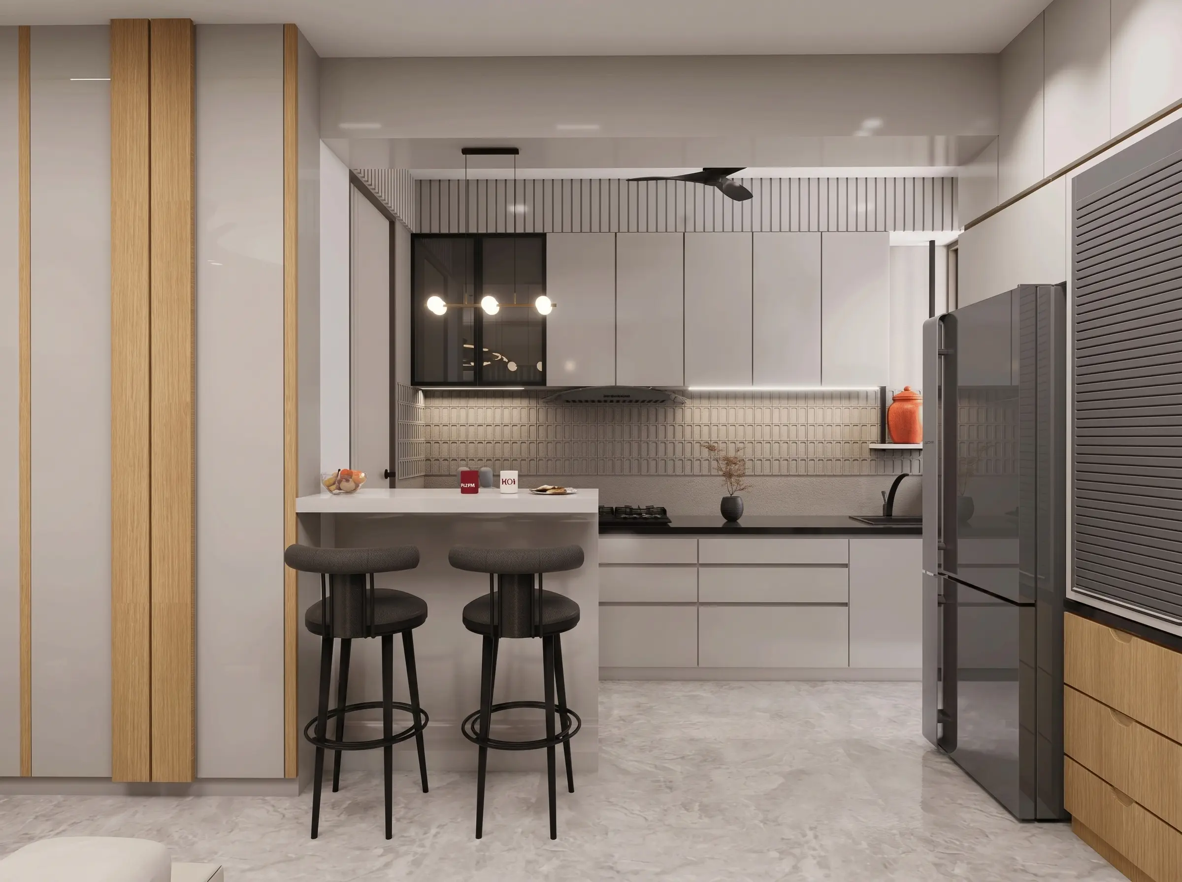 Kitchen Design, Kitchen Design by Ekta Makadia, Founder of Unity Interiors, Unity Interiors, Premium Interior Designing Firm, Ahmedabad.