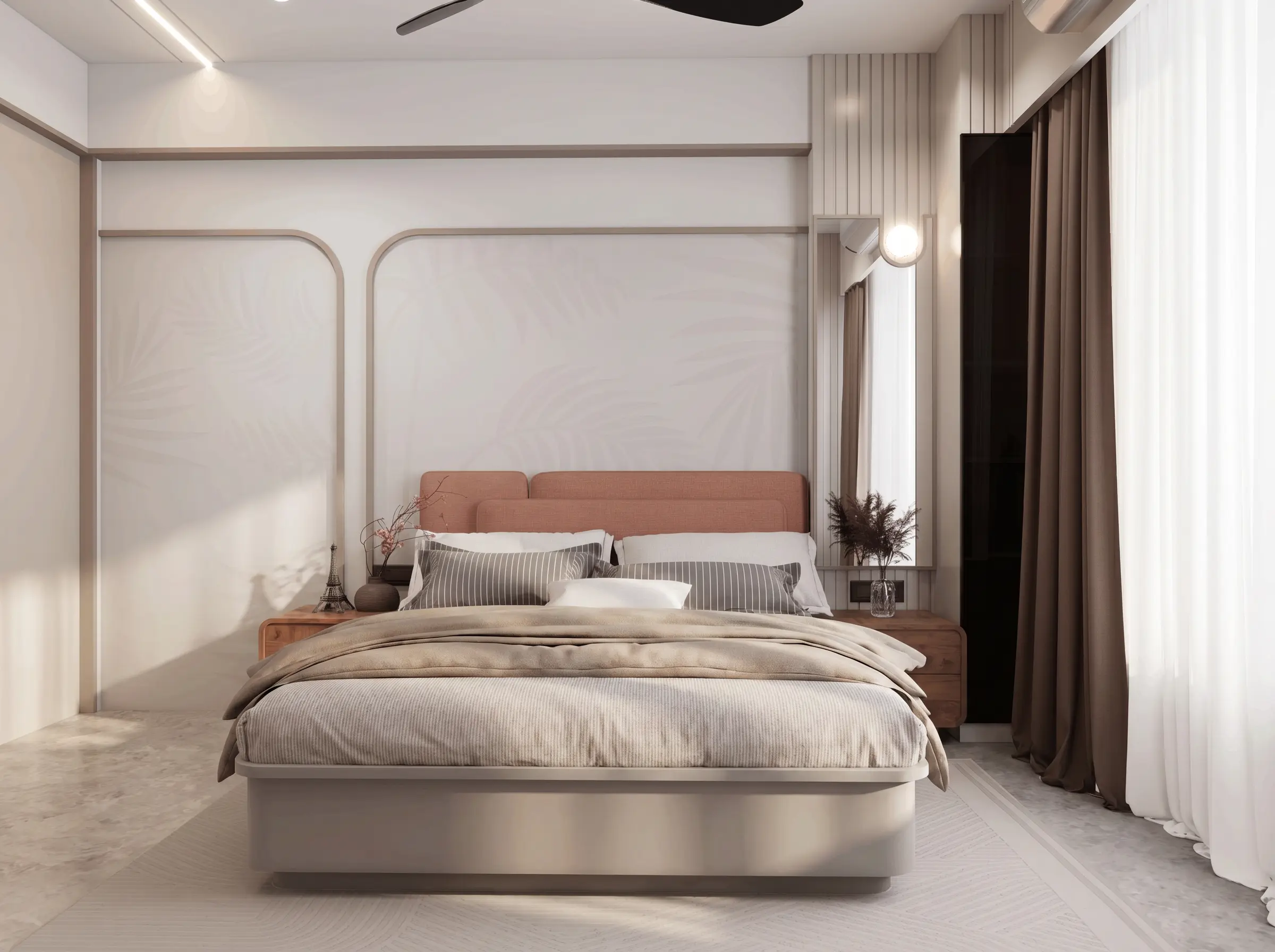 Bedroom Design, Bedroom Design by Ekta Makadia, Founder of Unity Interiors, Unity Interiors, Premium Interior Designing Firm, Ahmedabad.