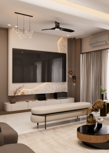4 BHK Interior Design in Ahmedabad