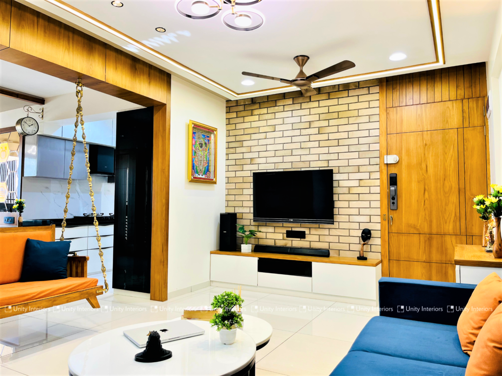 Modern Interior Designing for 3 BHK house